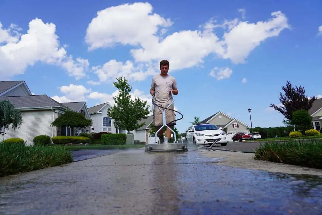 Pressure Washing Driveway
