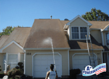 professional roof washing monmouth A+ Power Washing and Roof Cleaning offers professional roof cleaning in the Central Jersey area.
