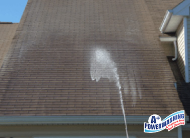 roof washing service new jersey A+ Power Washing and Roof Cleaning offers professional roof cleaning in the Central Jersey area.