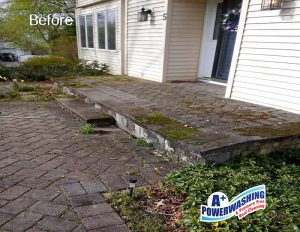 22 _ Pavers Before Power Washing Pavers Before