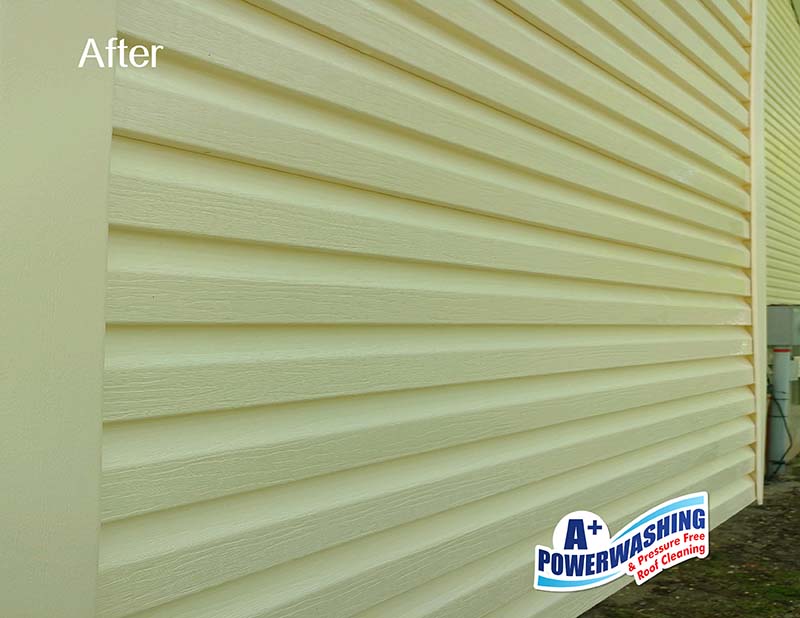 Pressure Washing Siding A+ Power Washing