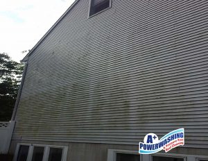 34 _ siding 4 Before Power Washed Siding Before