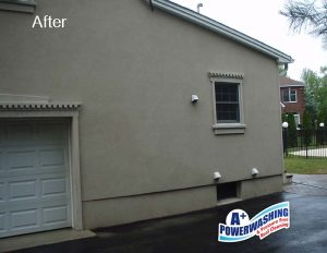 7 _ Drivit 1 After A+ Power Washing and Roof Cleaning offers stucco cleaning in the Central Jersey area.