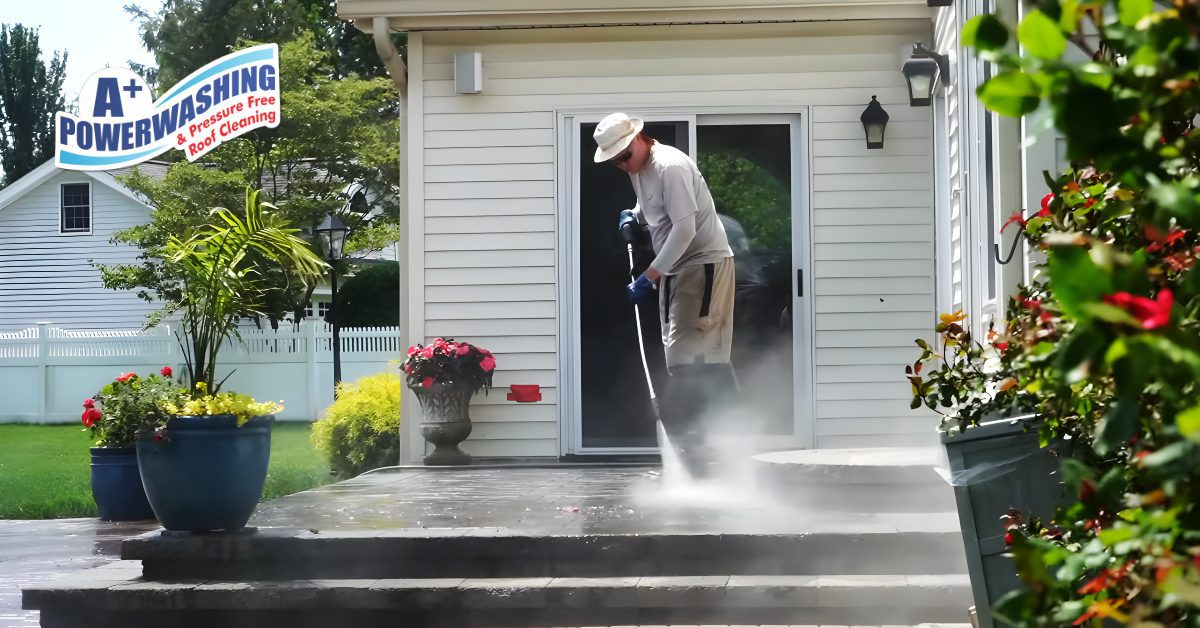 Paver Concrete Power Washing